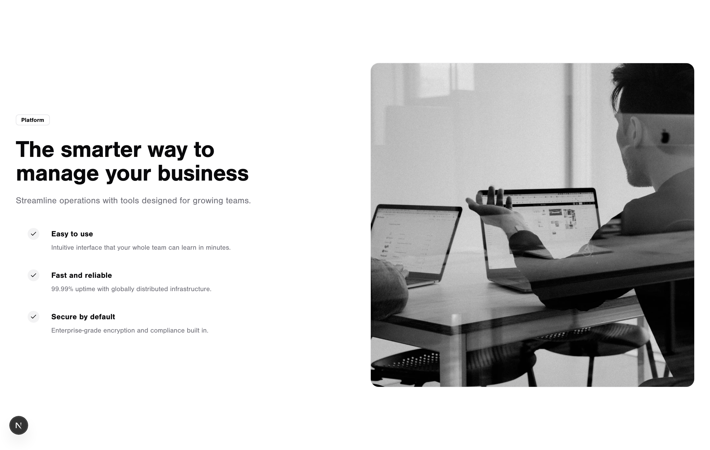 Feature List with Media preview