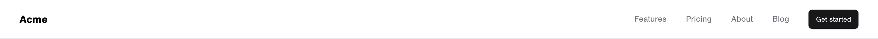 Simple Navbar preview