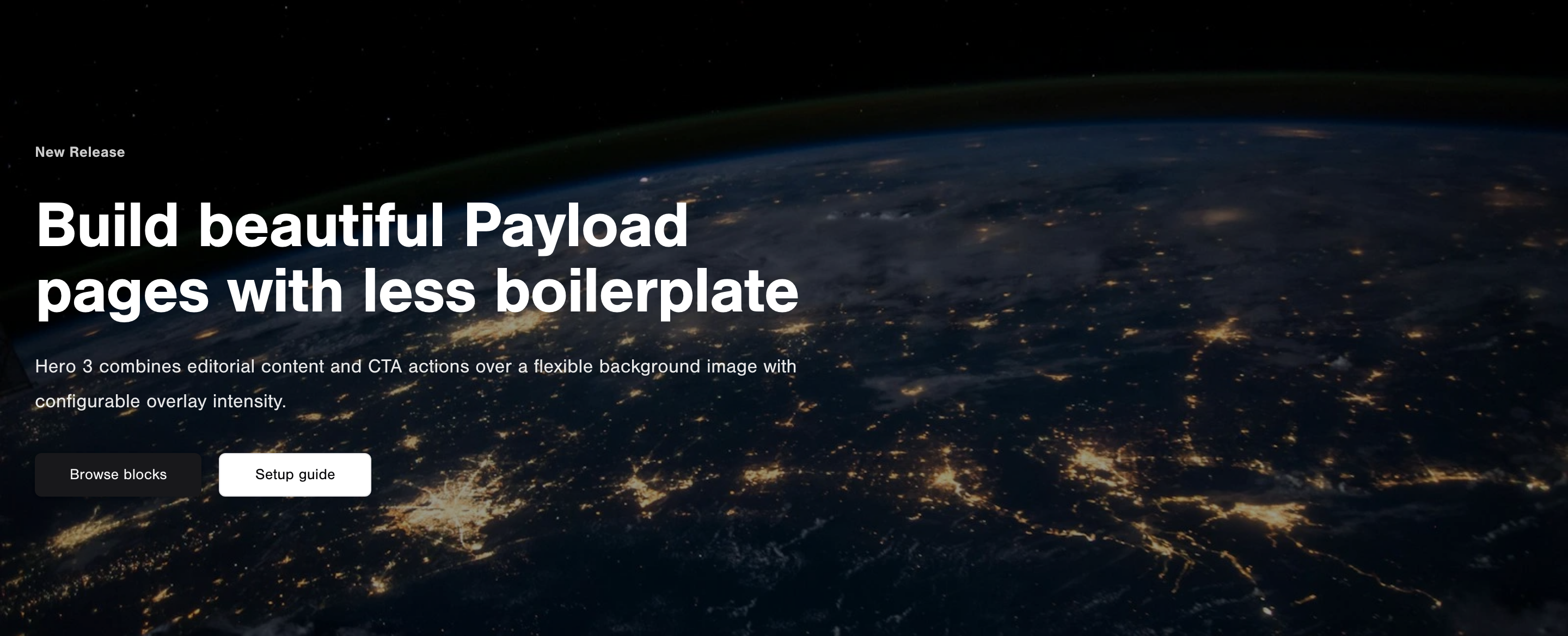 Full-Background Hero preview